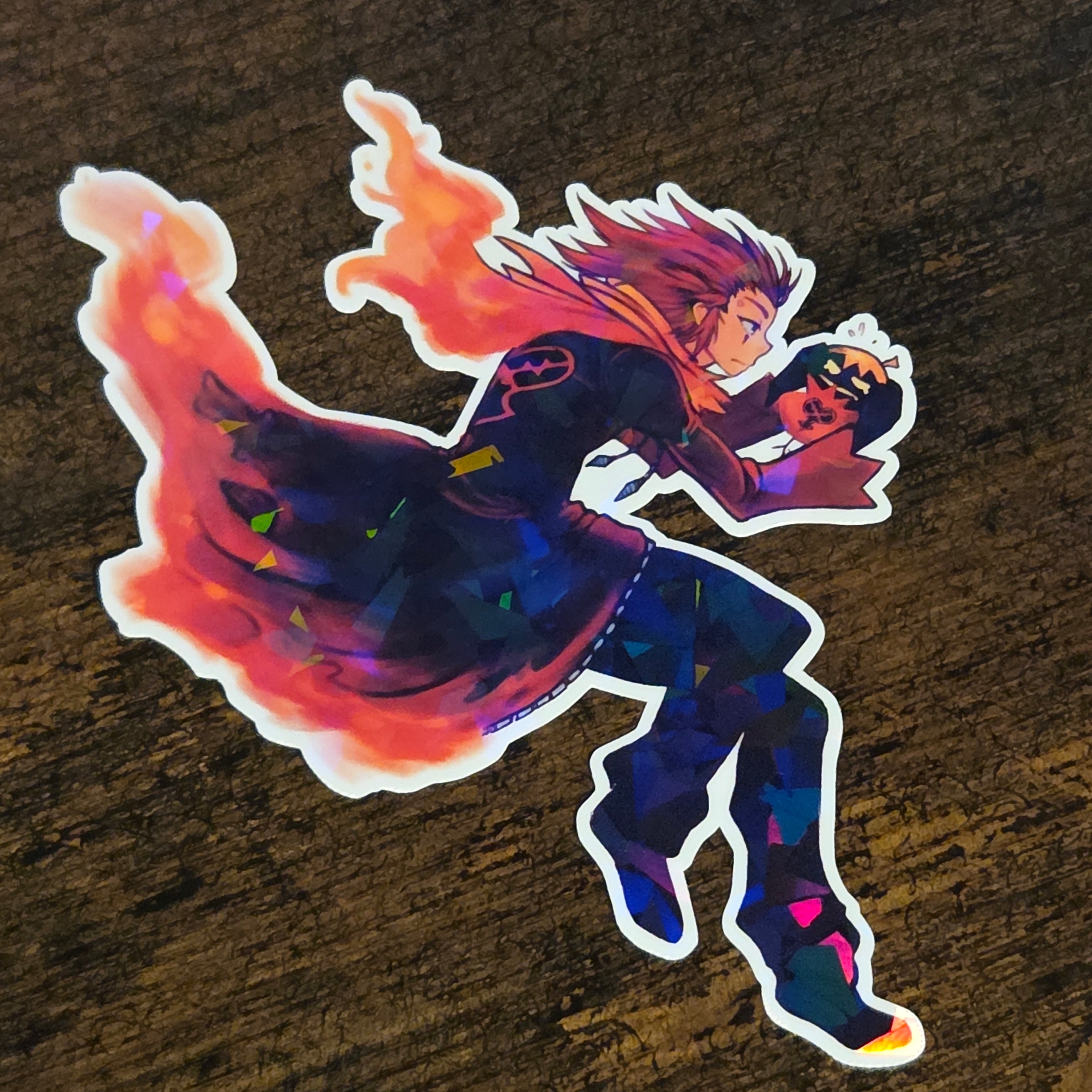 Red Nocturne Axel - Holographic Sticker