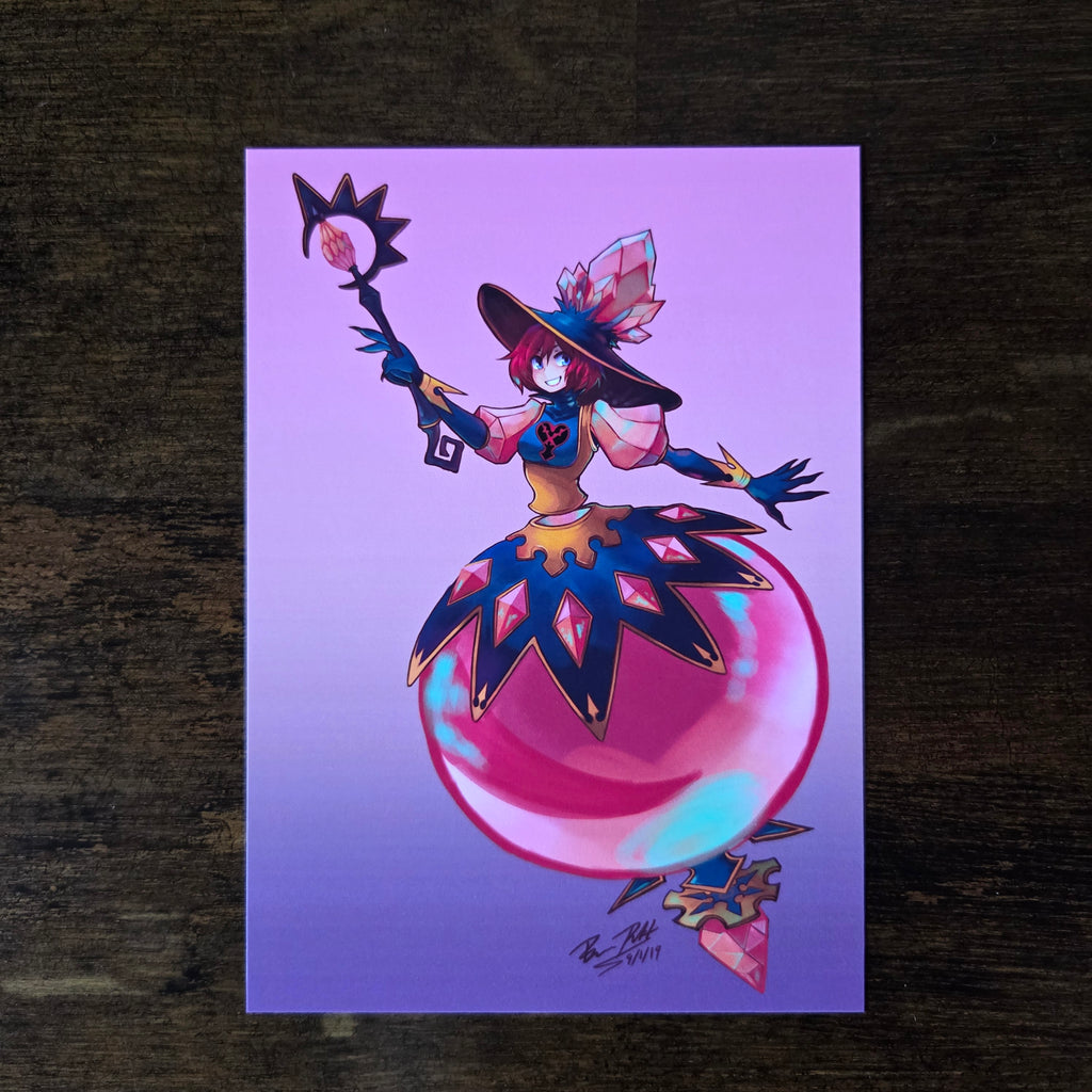 Jewel Sorceress Kairi Art Print 5x7 Matte
