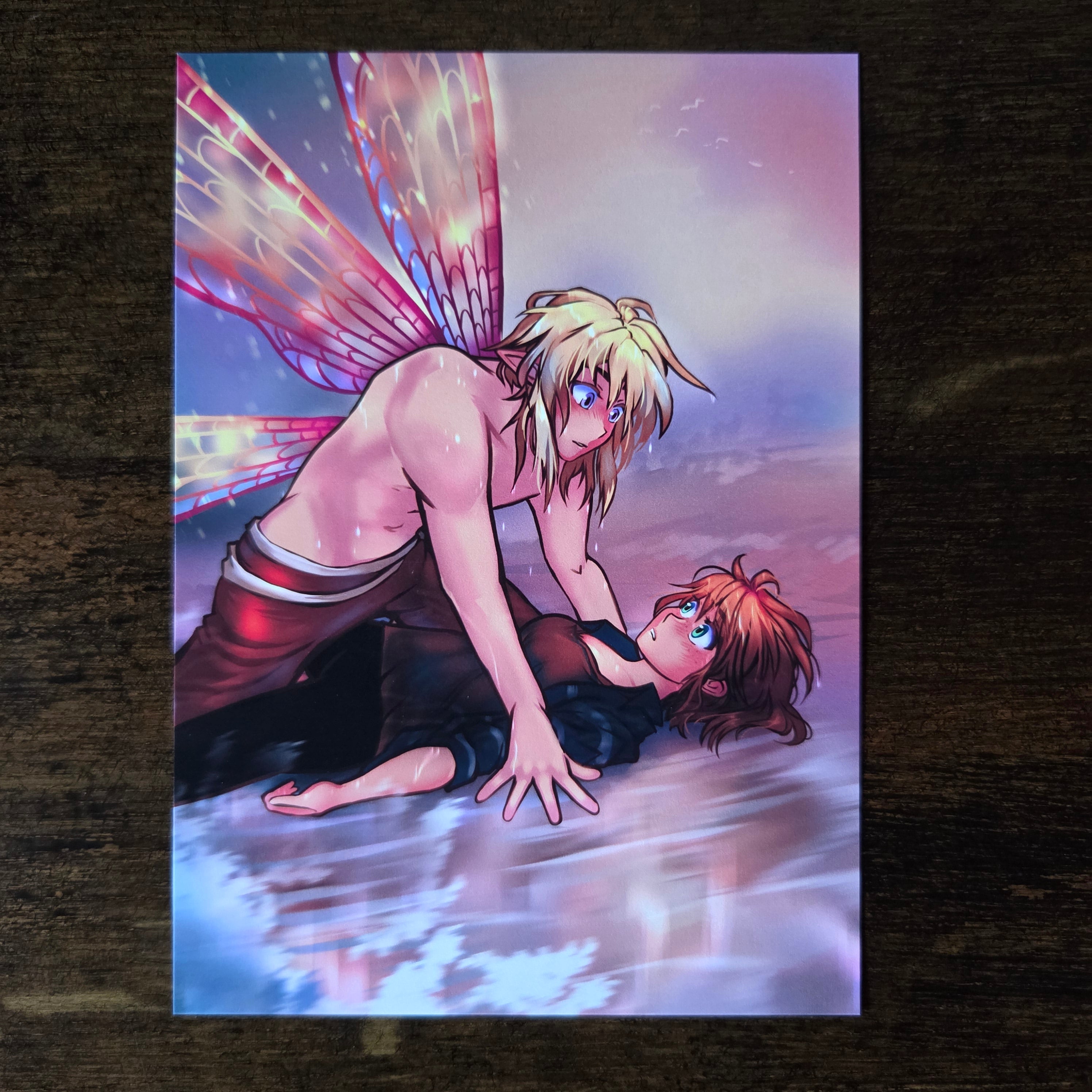 Kiss Kiss Fall In Love 5x7 Matte