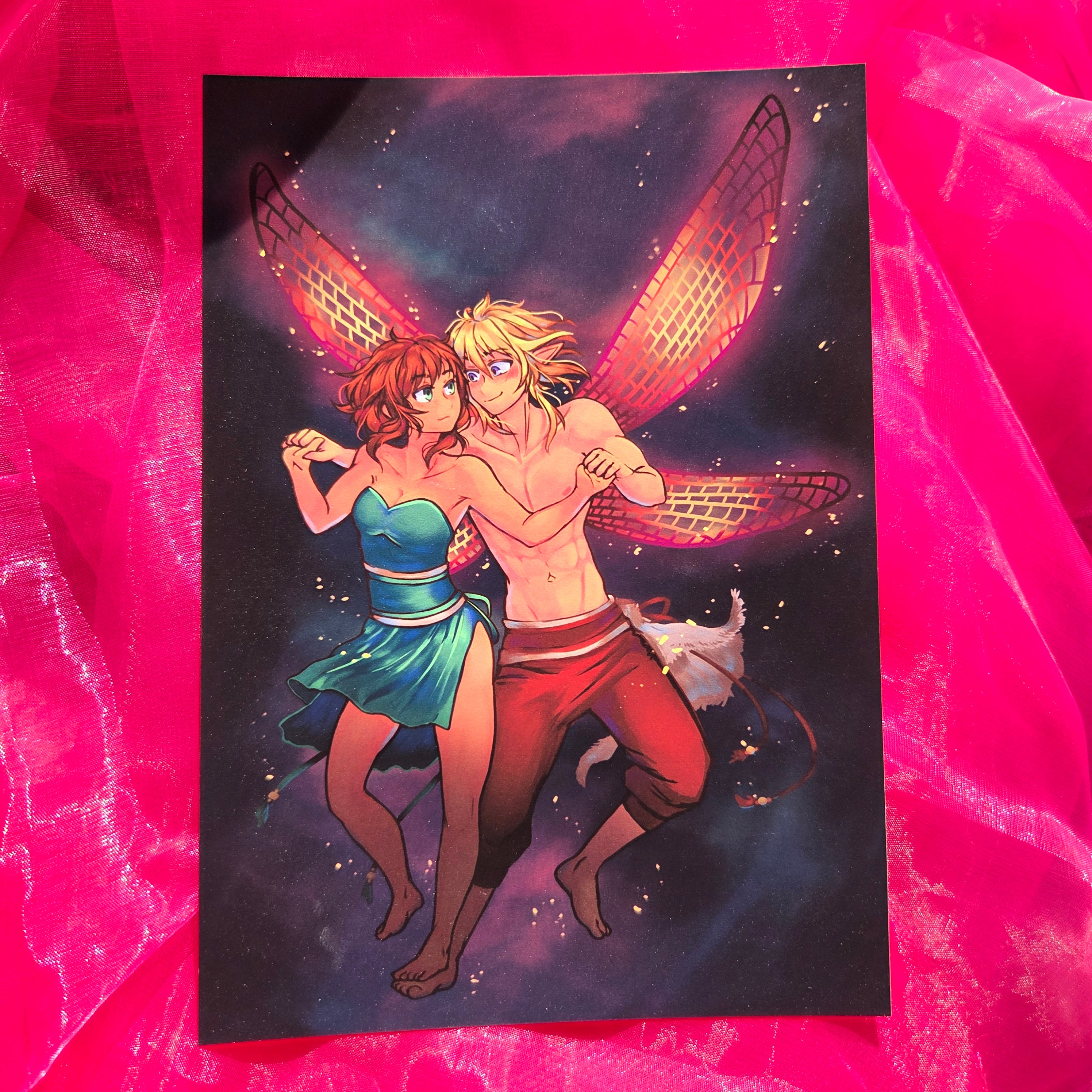 Dancing in a Dream Art Print 5x7 Matte