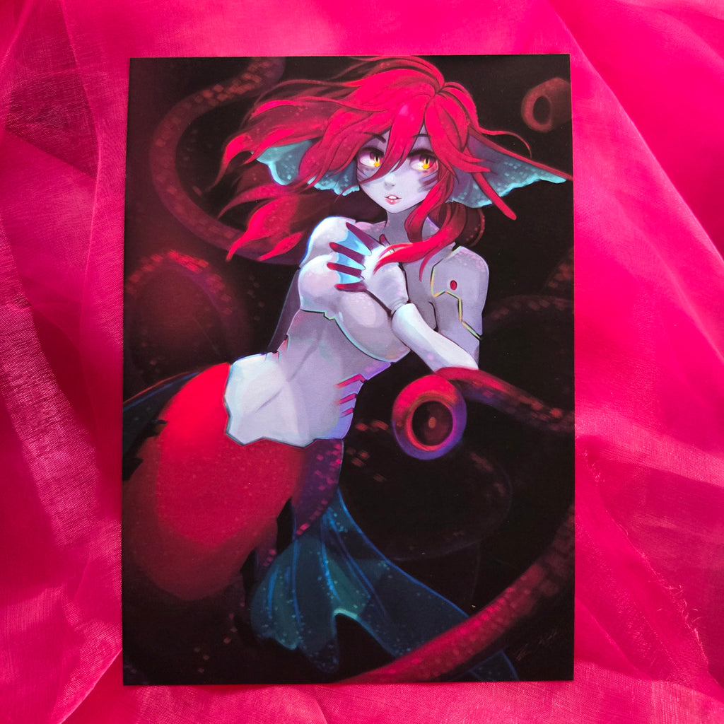 Cyborg Mermaid 2019 Art Print 5x7 Matte