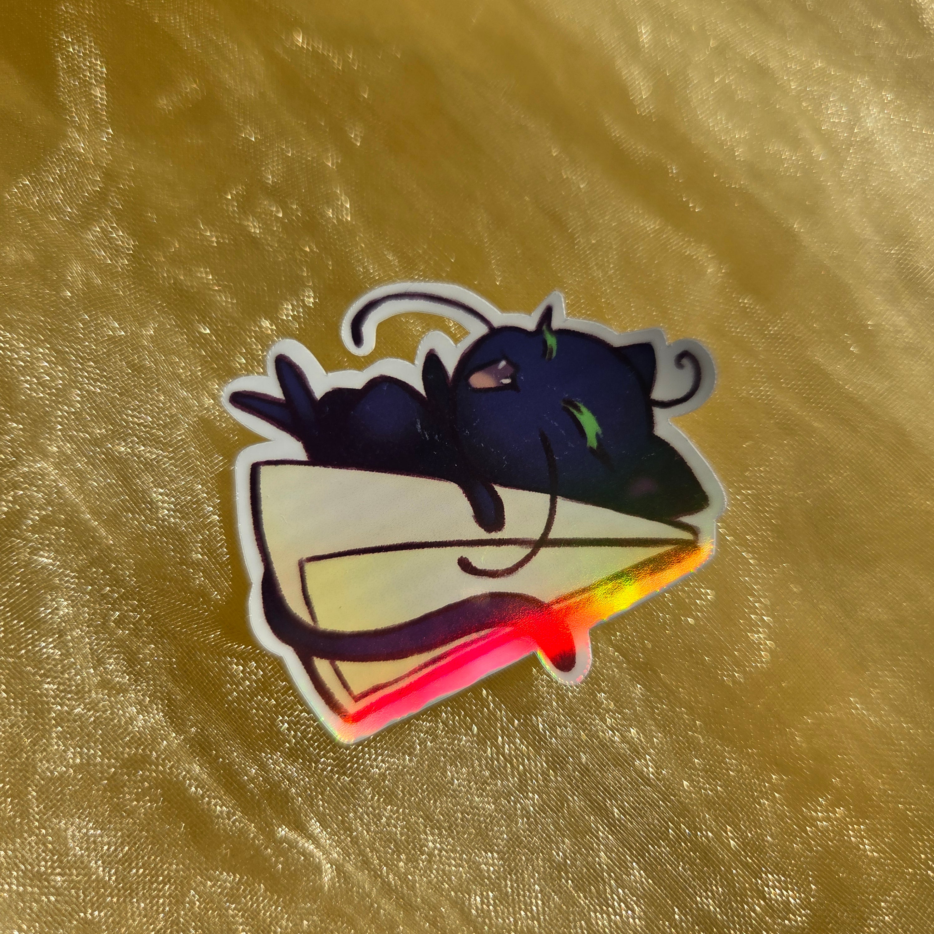 Tiny God of Destruction - Holographic Sticker