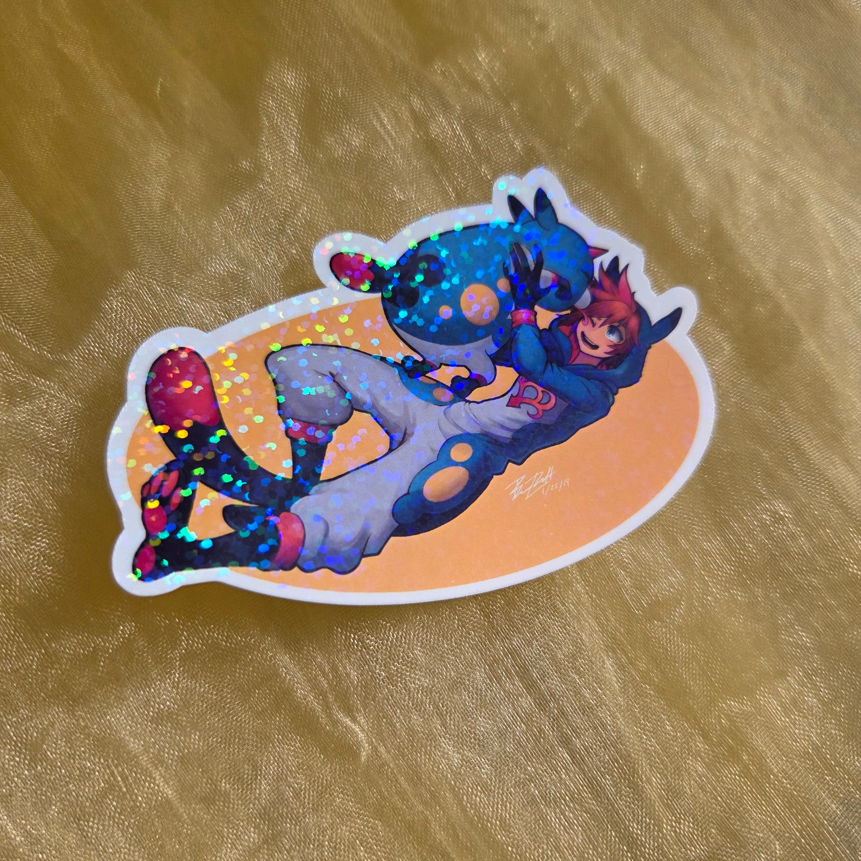 Meow Wow Sora Holographic Sticker