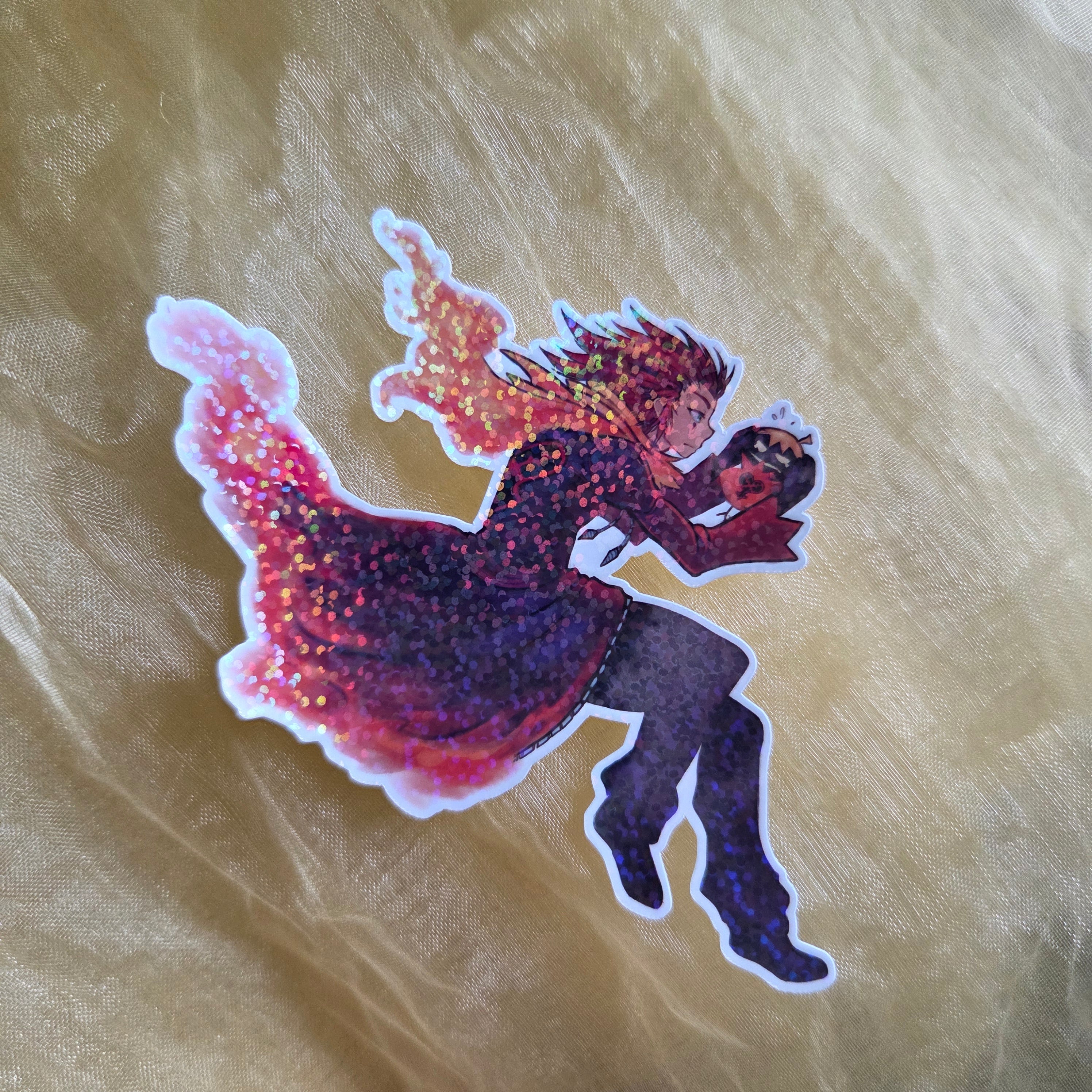 Red Nocturne Axel - Holographic Sticker