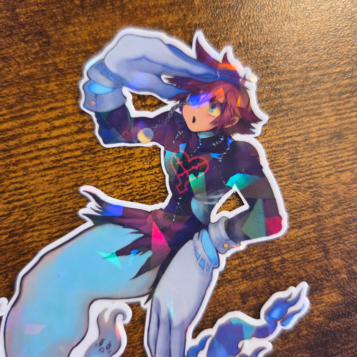 Search Ghost Sora - Holographic Sticker