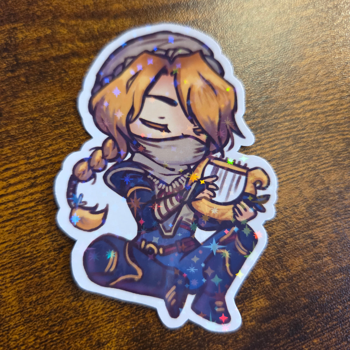 LoZ Ocarina Sheik - Holographic Sticker