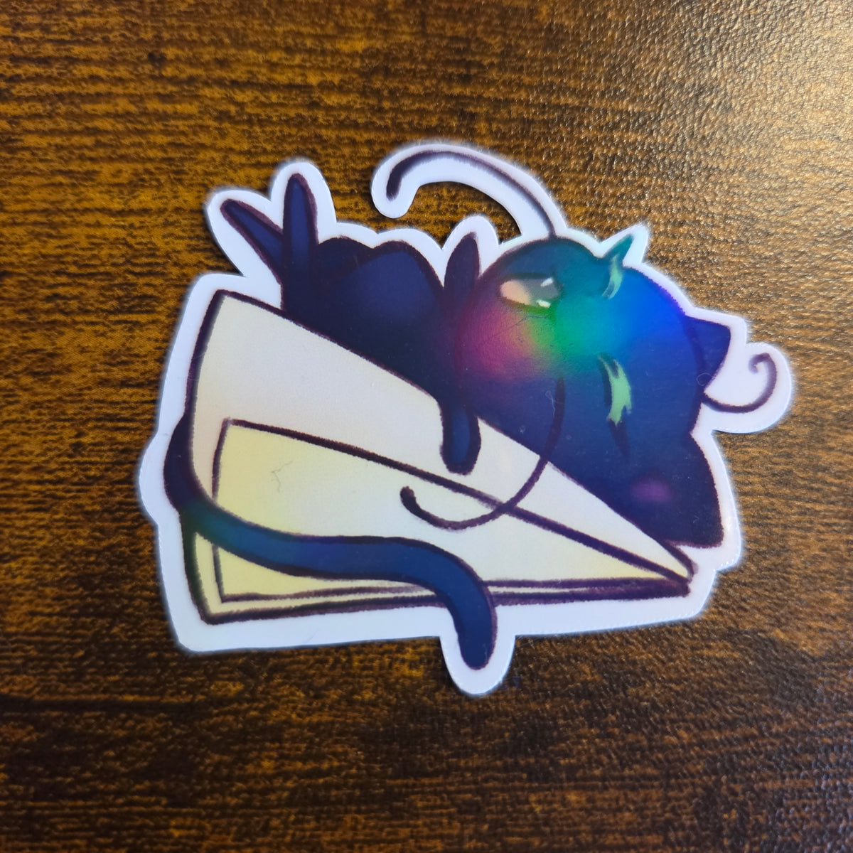 Tiny God of Destruction - Holographic Sticker
