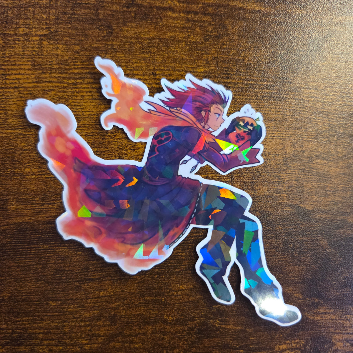 Red Nocturne Axel - Holographic Sticker