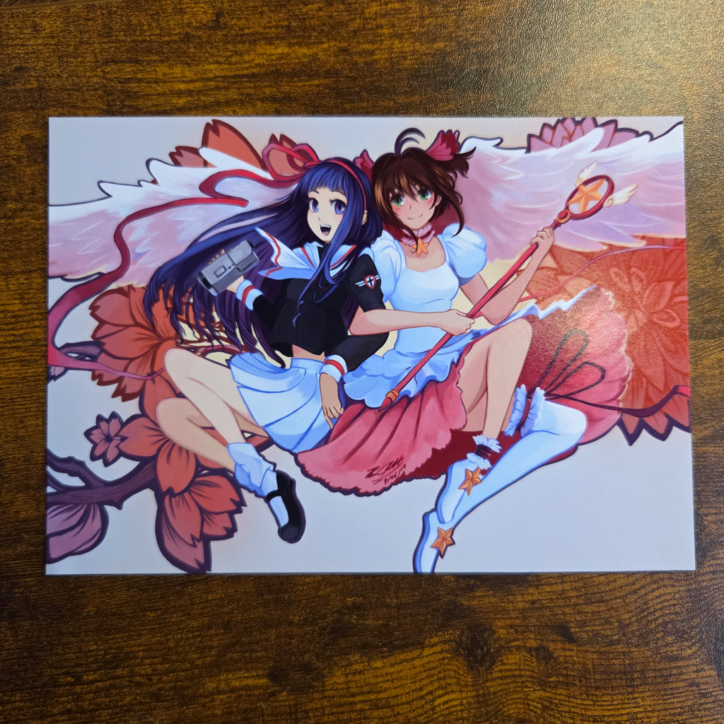 Sakura and Tomoyo Art Print 5x7