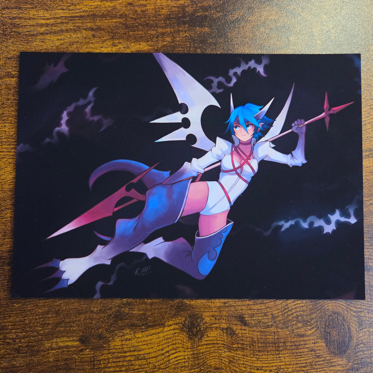 Dragoon Nobody Aqua Art Print 5x7