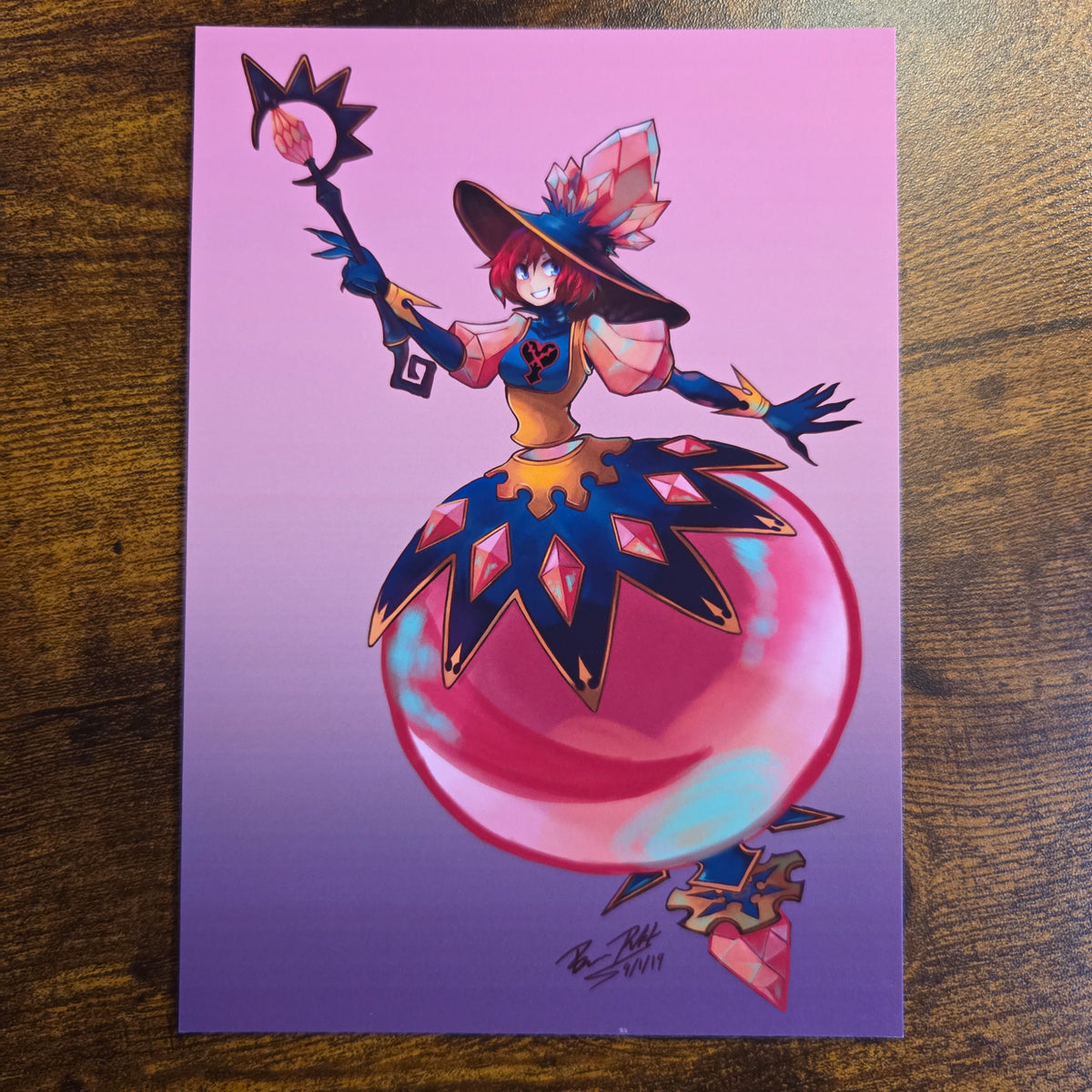 Jewel Sorceress Kairi Art Print 5x7 Matte