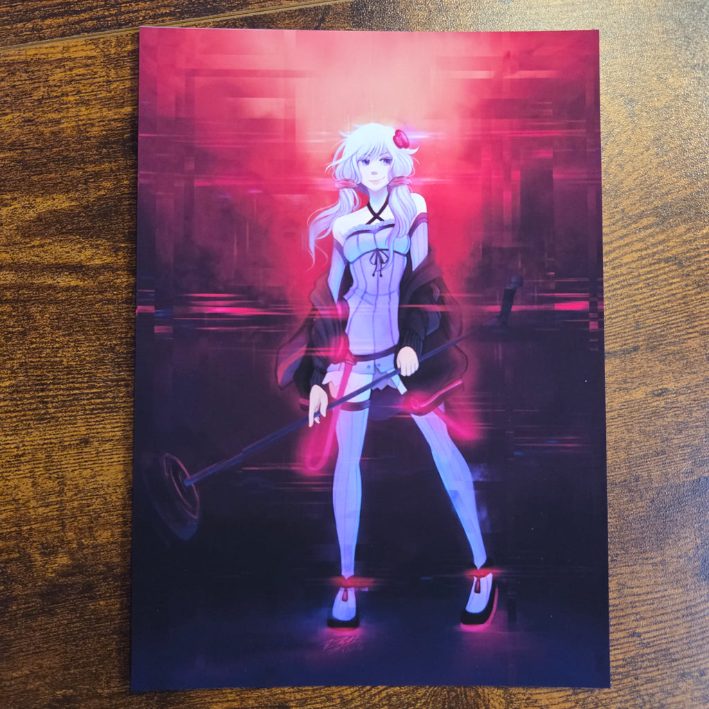 Yuzuki Yukari Art Print 5x7