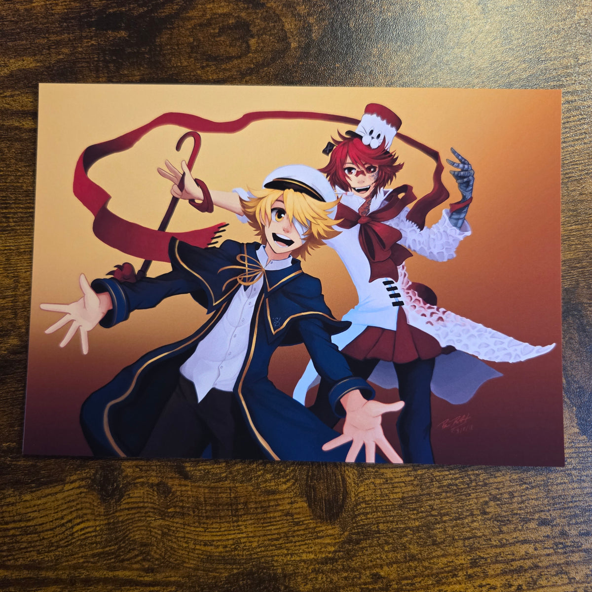 Oliver and Fukase Art Print 5x7