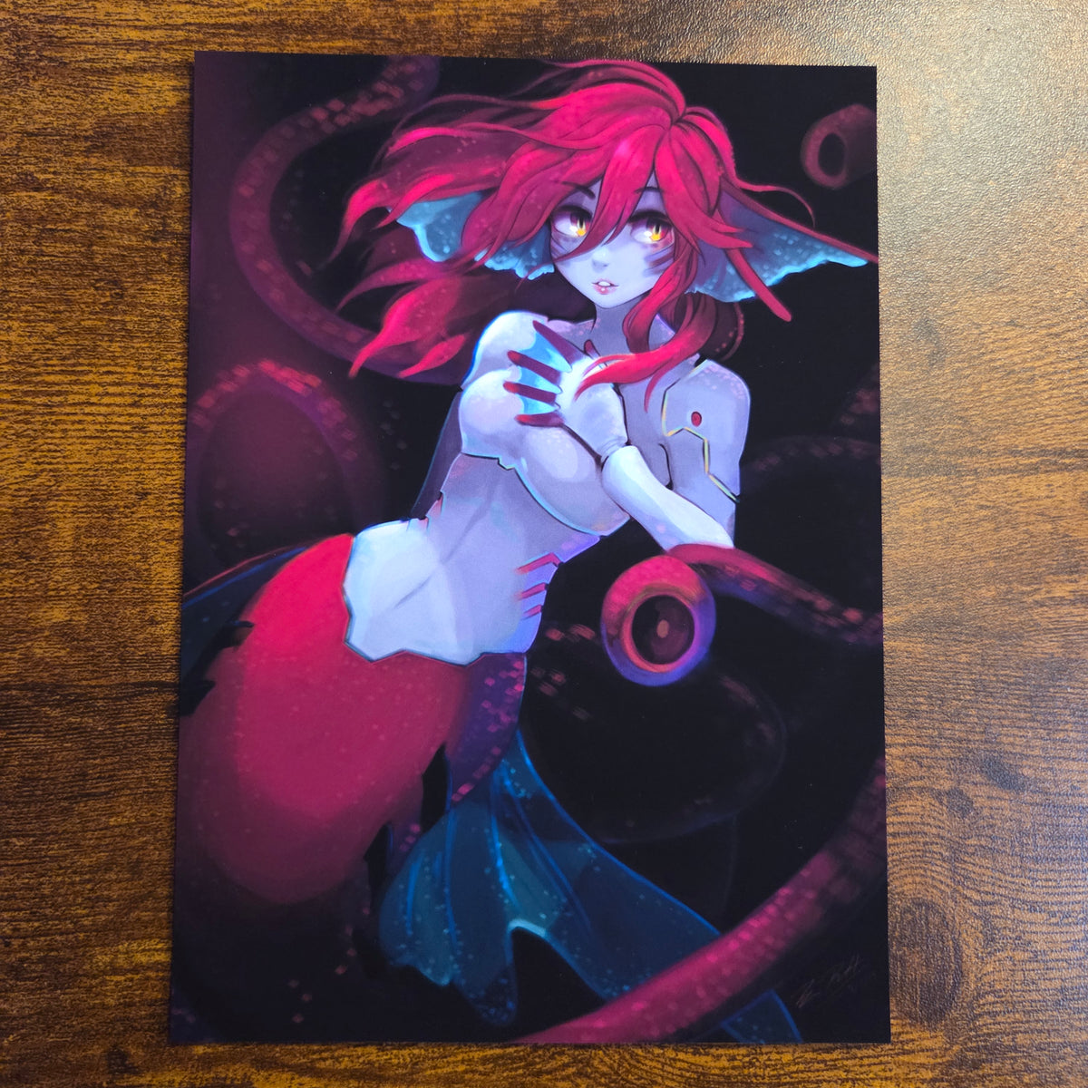 Cyborg Mermaid 2019 Art Print 5x7 Matte