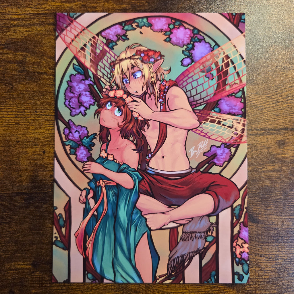 Spring Collab Art Print 5x7 Matte