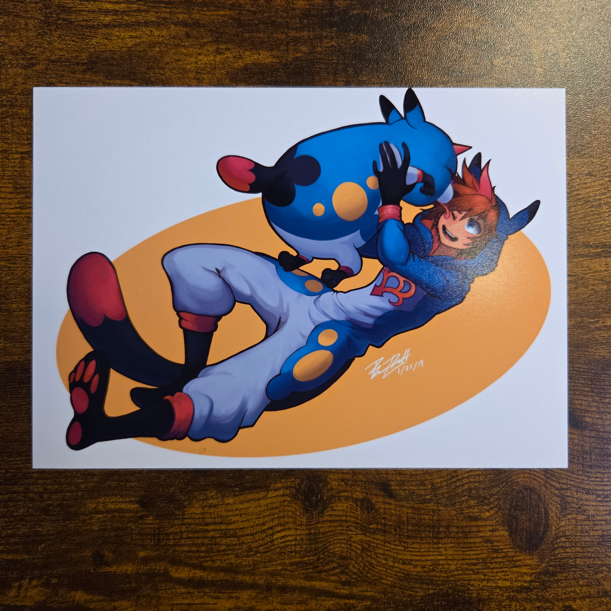 Meow Wow Sora Art Print 5x7